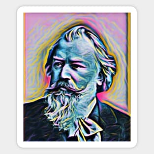 Johannes Brahms Portrait | Johannes Brahms Artwork 8 Magnet